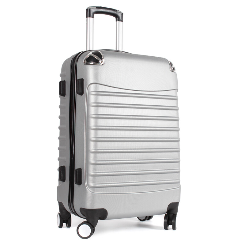 拉桿箱萬向輪男女行李箱 旅行箱 20/24寸托運(yùn)密碼箱 登機(jī)箱 灰色 24寸可托運(yùn)